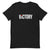 Victory Black Unisex T-Shirt